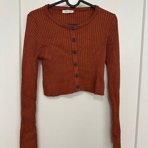 Current Terra Button Up Sweater, S